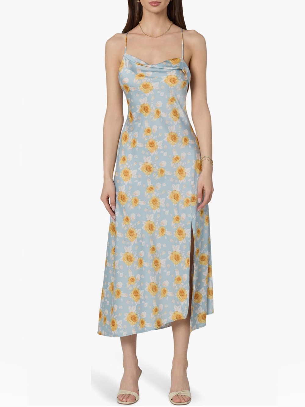 ASTR the Label Cowl Neck Slipdress